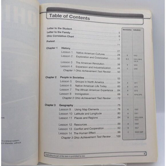 Ohio Achievement Test Coach Social Studies Grade 5 - Picture 6 of 6